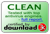 Certified Clean by download3k.com